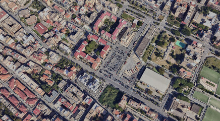 Reggio Calabria's Coastline from Above: Ionian Sea and Urban Landscape