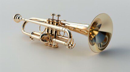 Obraz premium Elegant Cornet on Clean Background
