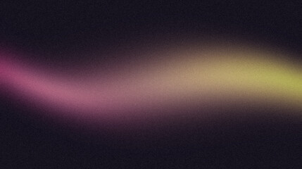 Magenta orange glowing dark colour wave grainy backdrop design. Abstract glowing grainy gradient texture, website header, poster, banner, copy space
