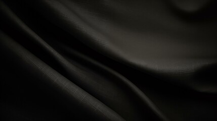 Obraz premium A black fabric with a patterned texture