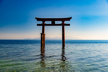 滋賀県 白髭神社の風景
