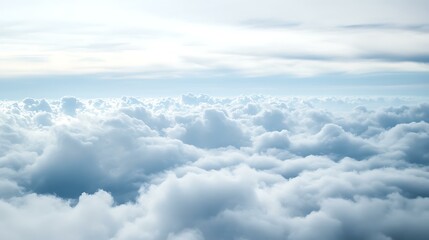A sky covered in stratus clouds, creating a smooth, overcast look on a cool, cloudy day