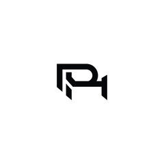 DH monogram logo design letter text name symbol monochrome logotype alphabet character simple logo