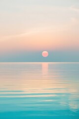 Serene Sunset over Calm Waters