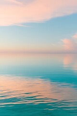 Obraz premium Serene Sunset over Calm Waters