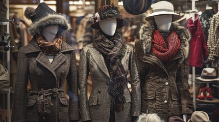 Fashion Display in Shop Window