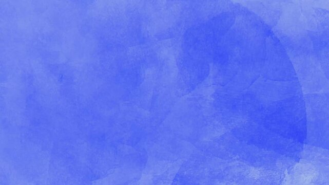 blue watercolor stop motion animated with noise effect, grunge, grain, abstract background texture for vintage style 