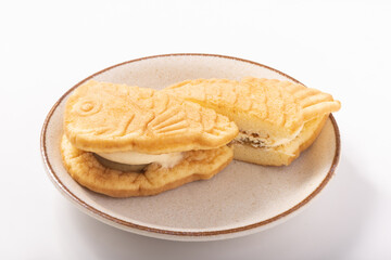 栗餡とカスタードクリーム　たいやき