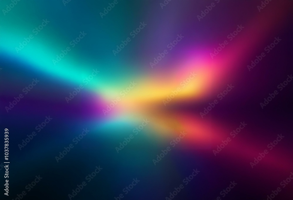 Poster Abstract colorful gradient background with a blurry effect.