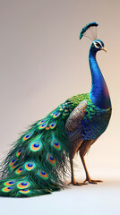 The Peacock,peacock with an open tail.