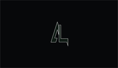 AL, LA ,A L Logo Letter Monogram