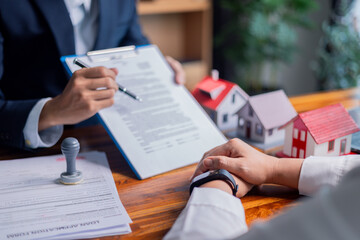 Businessperson decided to buy new home, securing loan to finance property and obtaining insurance...