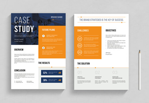 Case Study Template Layout