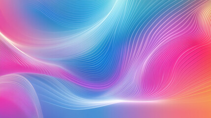 Fototapeta premium Abstract Flowing Colorful Wave Background