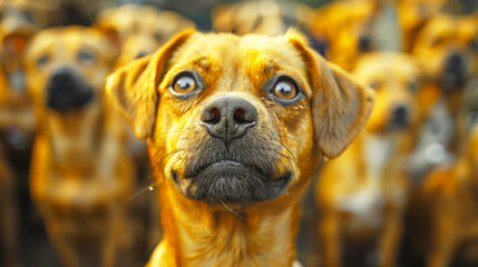 Fototapeta premium portrait of a dog