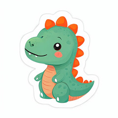 Fototapeta premium Dino-Might Cute