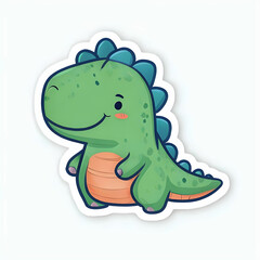 Fototapeta premium Dino-might cute