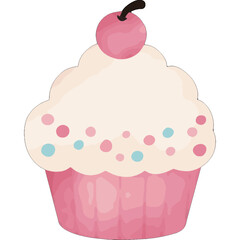 pink cupcake