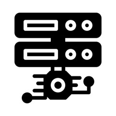 Icon Database Technology With Style Glyph