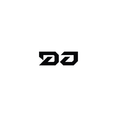 DJ monogram logo design letter text name symbol monochrome logotype alphabet character simple logo