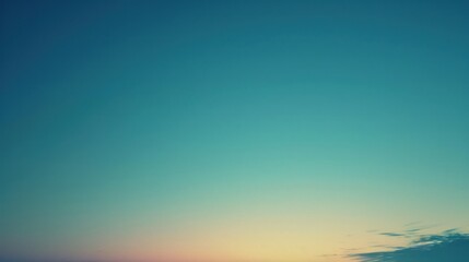 Fototapeta premium Serene Sunset Sky