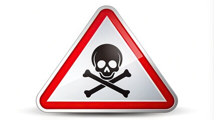 Obraz premium asymmetrical toxin alert illustration of danger in poultry feed