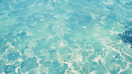 Obraz premium Abstract Turquoise Water Texture.