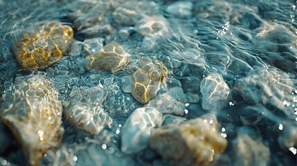 Ripples and Reflections in Clear Water