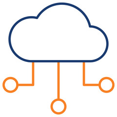 Cloud Computing  Icon Element For Design