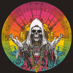 Mother Muerte portrait 01 by 01 75