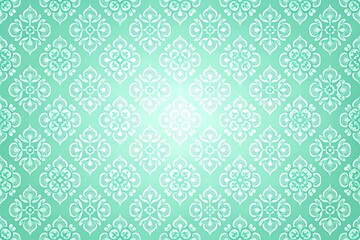 Fototapeta premium Clean and modern bright mint patterns for interfaces