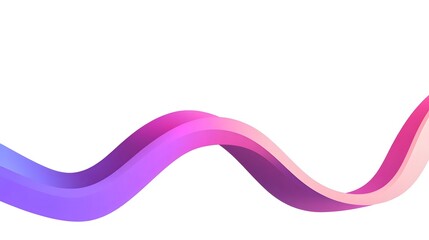 Wavy lines, 3d render