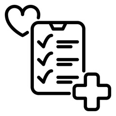 Iron icon, line icon style