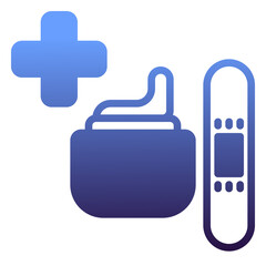 Brush icon, gradient icon style