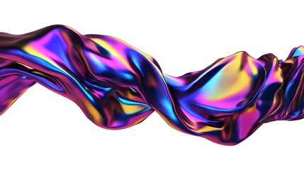 Fototapeta premium Abstract colorful shape, 3d render