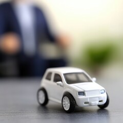 Fototapeta premium Exploring the Intersection of Business and Transport The Role of Vehicles in Modern Workspaces