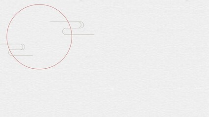 gray background with red circle