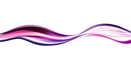 Naklejka premium Abstract 3d render, liquid surface, wavy line, modern background design