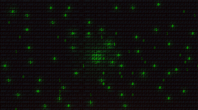 Code binary digital data and technology pattern background vector