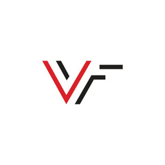 vf logo vector design, initial vf letter logo design vector template. fv logo design for business, letter fv initial logo design for monogram and any business. Letter VF logo design creative .