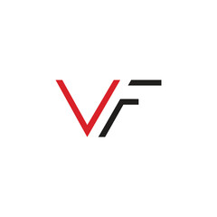 vf logo vector design, initial vf letter logo design vector template. fv logo design for business, letter fv initial logo design for monogram and any business. Letter VF logo design creative .