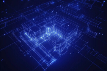 Fototapeta premium blueprint