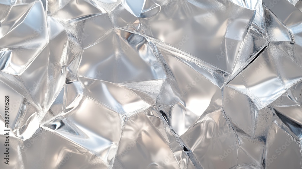 Aufkleber a silver object with a lot of sharp edges. the object is made of glass and has a shiny, reflective s