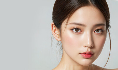 Fototapeta premium face treatment concept