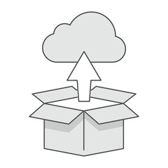 Deployment Icon Depicting Software Release Processes to Production Environments icon with editable stroke.