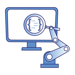 Automated Testing Icon Depicting Software Quality Assurance Processes icon with editable stroke.