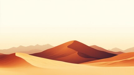 Desert Dunes at Sunset