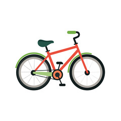 Obraz premium Minimal Bicycle Art on Clean White Canvas
