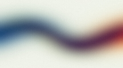 Abstract white magenta blue color flow grainy gradient backdrop design, copy space.