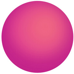 Fuchsia pink sphere